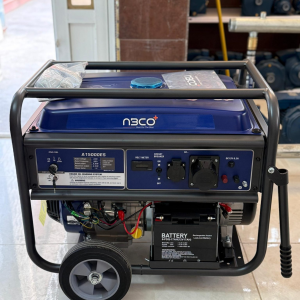 موتور برق بنزینی تکفاز ABCO آبکو ۸.۵ کیلووات مدل A15000ES-ATS هندلی- استارتی- ریموت‌دار به همراه تابلو ATS اتومات