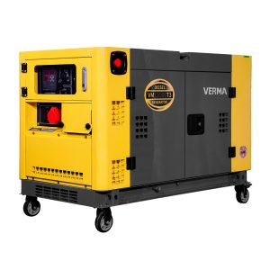موتور برق سه فاز، گازوییلی VERMA ورما ۱۰ کیلووات مدل VM13000T3دو سیلندر-استارتی
